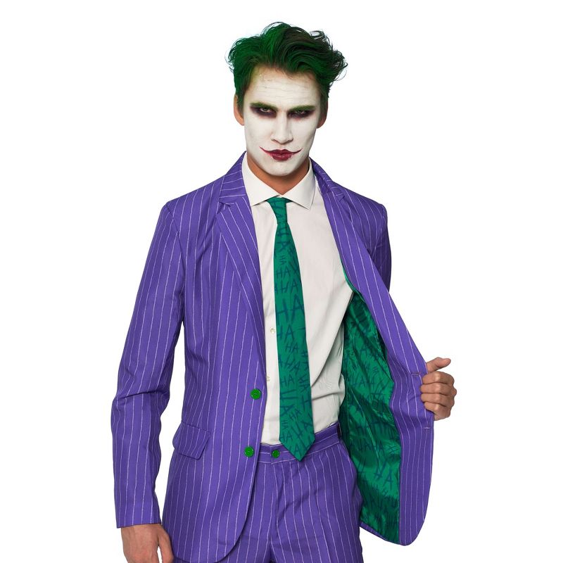 Suitmeister Men's Party Suit - The Joker Costume - Purple, 3 of 7