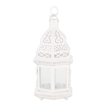 Iron/Glass Moroccan Style Outdoor Lantern - Zingz & Thingz