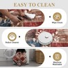 Modern Floral Area Rug Indoor Large Washable Floor Carpet Rug Contemporary Aesthetic Bedroom Rug Non Slip Accent Throw Rug for Dining Room Bedroom - 2 of 4
