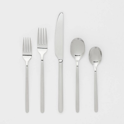 20pc Teagan Flatware Silver - Room Essentials™ : Target