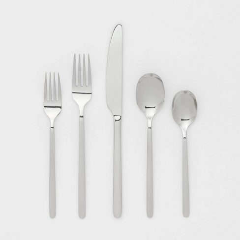 Elegance 20-piece 18/10 Stainless Steel Silverware Set