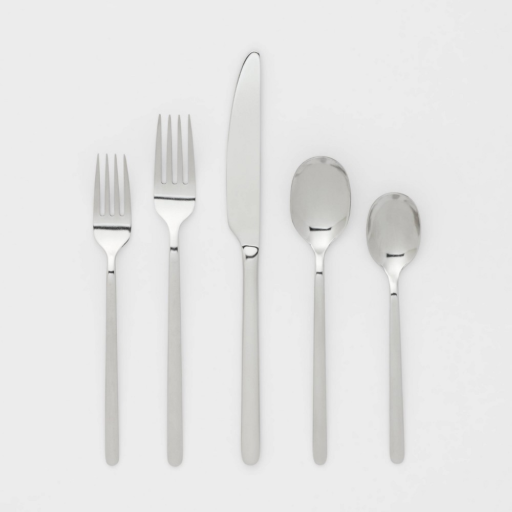 Photos - Other Appliances 20pc Flatware Set Silver - Room Essentials™