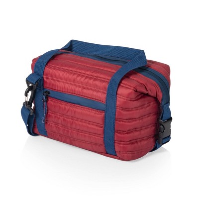 Oniva Midday Quilted Washable Insulated 6.3qt Lunch Bag - Red