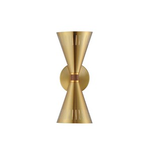 Maxim Lighting Helsinki 2 - Light Wall Light in  Natural Aged Brass - 1 of 4