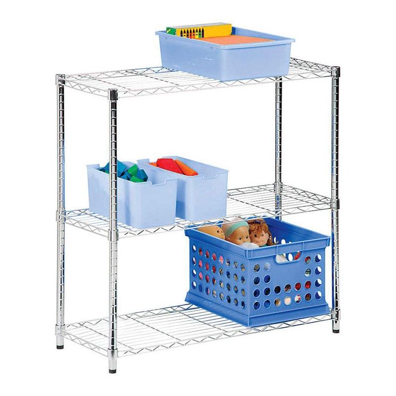 Honey-Can-Do 30 in. H X 24 in. W X 14 in. D Steel Shelving Unit, 1 of 2