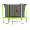 ELJGET 10/14 FT Trampoline for Kids and Adults with Safety Net, Outdoor Backyards Large Recreational Trampolines with Basketball Hoop & Ladder - 2 of 4