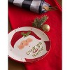 Design Imports  Christmas Embellished Table Runner, Red Santa Claus Belt, 14X72" - 3 of 4
