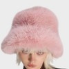 A Little Obsessed Women's Fuzzy Bucket Hat - Faux Fur Winter Hat for Warmth & Style - 2 of 4