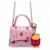 Willow & Ruby Girls' French Fry Print Mini Top Handle Crossbody Bag for Kids (Youth) - 3 of 4
