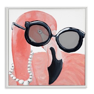 Stupell Industries Flamingo with Glam Pearls, 12" x 12" - 1 of 4