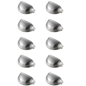 Elegant Lighting Atticus 3" Center to Center Brushed Nickel Cup Bar Pull Multipack (set of 10) - 1 of 4