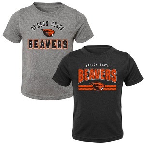 NCAA Oregon State Beavers Toddler Boys' 2pk T-Shirt Set - 1 of 3