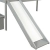 Twin Size Loft Bed, Pine Wood Twin Loft Bed Frame With Staircase Storage Space Slide Full-length Safety Guardrails For Bedroom No Box Spring Needed - 2 of 4