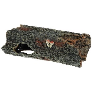Unique Bargains Resin Tortoise Rock Turtle Basking Platform 7.9"x3.1"x3.1" Green Orange 1 Pcs - 1 of 4