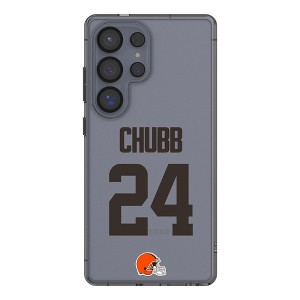 NFL Cleveland Browns Players Game Tactic Clear Cell Phone Case for Samsung Galaxy - 1 of 4
