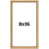 PosterPalooza | Panoramic Classic Modern Gold Frame - UV Acrylic, Foam Board Backing, Hanging Hardware - 2 of 4