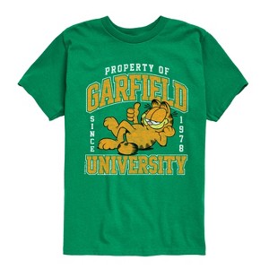Boys' - Garfield - Varsity Short Sleeve Graphic T-Shirt - 1 of 4