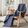 Linen Front/Cotton Back Quilted Throw - Levtex Home - 3 of 4