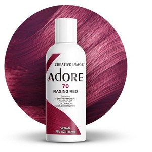 Creative Image Adore Semi-Permanent Hair Color - 70 RAGING RED - Haircolor Dye - 1 of 4