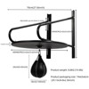 Speed Bag Platform, Adjustable Height Wall Mount Boxing Training Set - Heavy Duty with Punching Ball, 360¡ã Swivel - 2 of 4