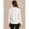 Allegra K Women's Work Business Office Long Sleeve V Neck Blouse - 3 of 4