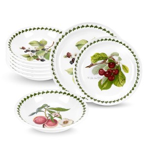 Portmeirion Pomona 18 Piece Dinnerware Set - Service for 6, Assorted Fruit Motifs, Made of Earthenware, Dishwasher and Microwave Safe - 1 of 4