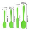 Unique Bargains Heat Resistant Non Stick Dishwasher Safe Seamless Design Spatula Set 4 Pcs - 2 of 4