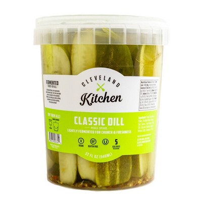 Cleveland Kitchen Classic Dill Pickle Spears - 32oz