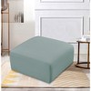 Meridian Furniture,Arc Vegan Leather Ottoman - 2 of 4
