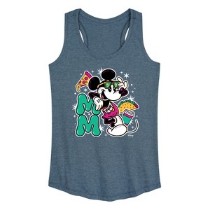 Women's - Disney - Mickey Mouse Sunglasses Graphic Racerback Tank - 1 of 4