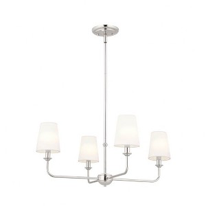 Kichler Lighting Pallas 4 - Light Chandelier in  Polished Nickel - 1 of 4