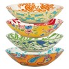 Set of 4 Damask Floral Assorted Soup Bowls - Certified International - 2 of 4