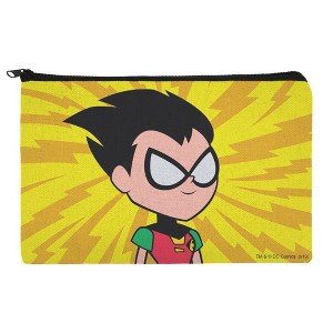 Teen Titans Go! Robin Makeup Cosmetic Bag Organizer Pouch - 1 of 4