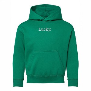 The Juniper Shop Embroidered Lucky Typewriter Youth Graphic Hoodie - 1 of 3