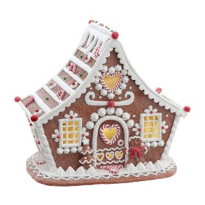 Kurt Adler 7.87-Inch Battery Operated LED Gingerbread House - 1 of 3