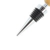 Unique Bargains Bottle Stoppers Aluminum Alloy TPR Wood 3.54"x0.79"x0.79" 1 Pc - 3 of 3