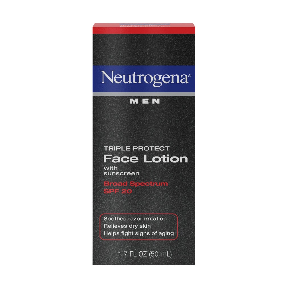 UPC 070501020135 product image for Neutrogena Triple Protect Men's Face Lotion - SPF 20 - 1.7 fl oz | upcitemdb.com