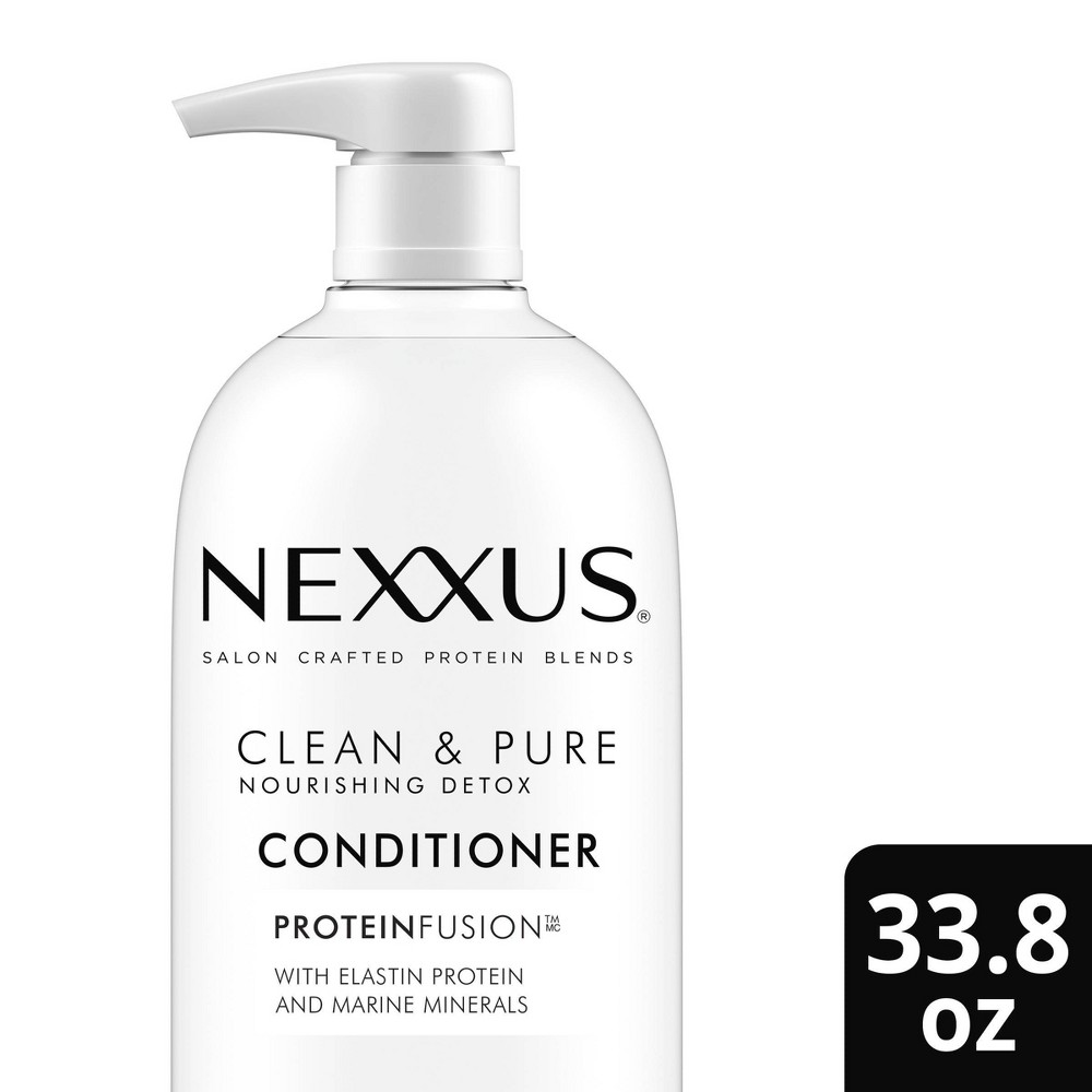Photos - Hair Product Nexxus Clean & Pure Nourishing Detox Pump Conditioner - 33.8 fl oz
