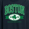 Men's - Instant Message - Boston Mass Clover Long Sleeve Graphic T-Shirt - 2 of 4