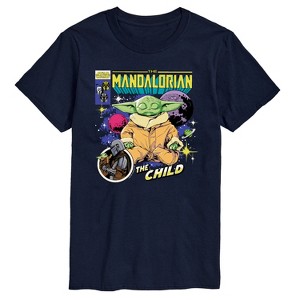 Men's - Star Wars - The Mandalorian Grogu Comic Cover Short Sleeve Graphic T-Shirt - 1 of 4