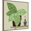 Amanti Art Large Leafy Plant by Little Dean Canvas Wall Art Print Framed - 2 of 4