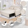 RIOSKEYS Extra-large Fabric Sofa Bed - 61-inch 2-in-1 Double Sofa with Storage Bag, Adjustable Backrest and Cushions for Living Rooms - 4 of 4