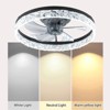 VYNXARIA Elegant Acrylic Ceiling Fan Light ¨C Modern Flush Mount Design for Home - 3 of 4
