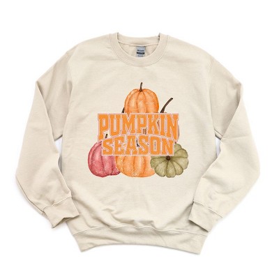Simply Sage Market Women's Graphic Sweatshirt Pumpkin Season Distressed