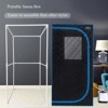 LOVMOR Portable Gothic Roof Plus Type Full Size Steam Sauna tent with Foldable Chair, Remote Control, Spa, Therapy & Relaxation at home - 3 of 4