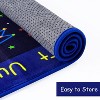 Outer Space Rug for Kids, Solar System, ABC Alphabet, Non-Slip, Low Pile, Ultra Soft, Educational Floor Mat for Bedroom. - 4 of 4