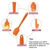 Unique Bargains Heat Resistant Non-scratch Non Stick Silicone Spatula 8.4" x 1.6" Purple 1 Pc - 3 of 4