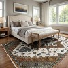Captiv8e Designs Kennedy Traditional Star Medallion Rust/Ivory Rug - 2 of 4