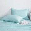 2 Pack French Linen Pillowcases, Breathable and Cooling Yarn Dyed Envelope Pillow Cases - NTBAY - 3 of 4