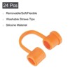 Unique Bargains Reusable Dust-Proof Flexible Washable Straw Cover - 3 of 4